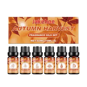 Autumn Leaf & Mint Aromatherapy Essential Oil - Long-Lasting Warm Soft Scent, Home Fragrance Freshener for Cozy Indoor Atmosphere, Compatible with Soap, Candle, Spray Uses