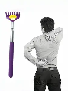 Cute Cartoon Back Scratcher, Metal Extendable Back Scrubber, Daily Use Back Scratch Tool, Comfortable and Practical Design