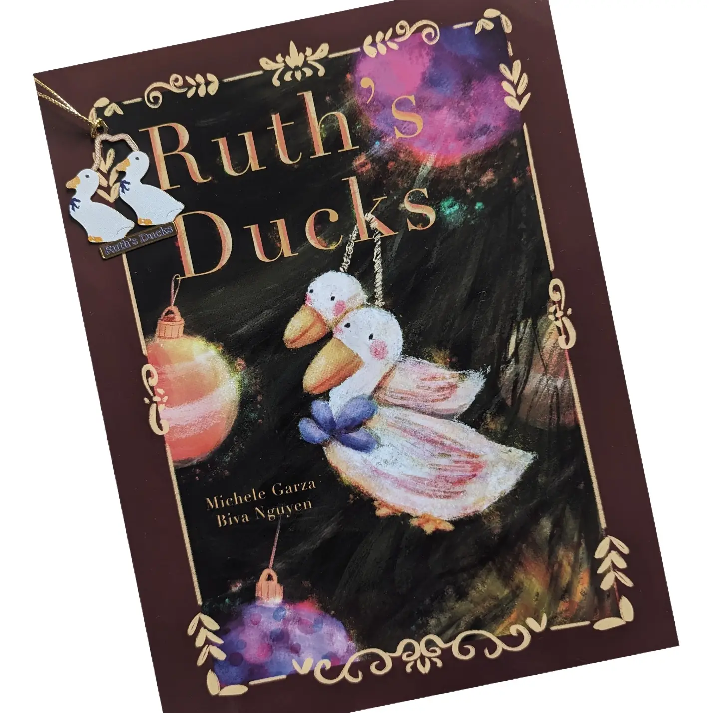 Ruth's Ducks Paperback Book by Michele Garza - Christmas Tradition and Gift Exchange Lesson