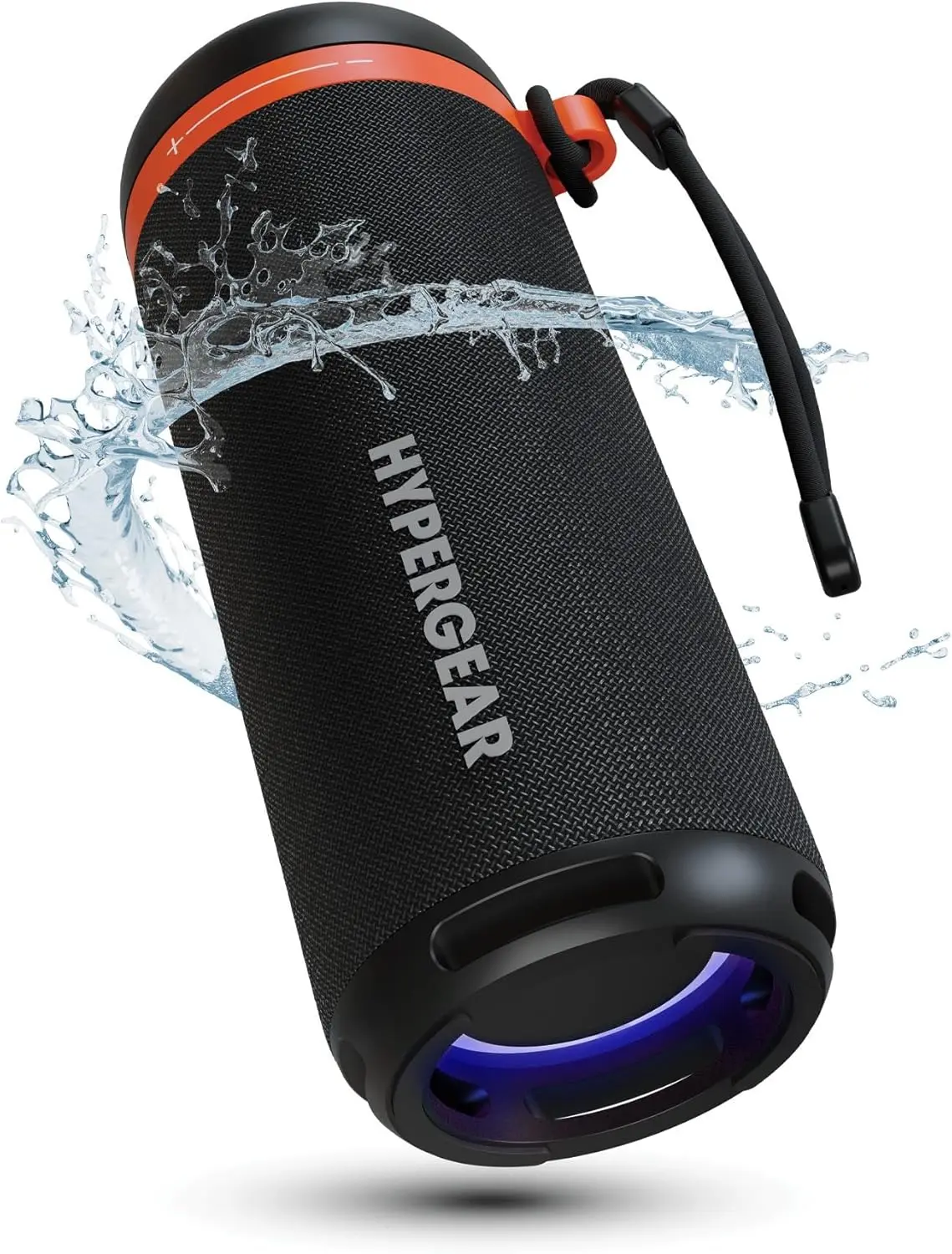 HyperGear SoundTower Bluetooth Audio Speaker - Rechargeable, Portable, BT5.4 Wireless Connection, Loud Boosted Bass HD Sound, Compact Design, Outdoor Audio, Light Up Your Space, Party Vibes, Compatible with Smartphones or Tablets
