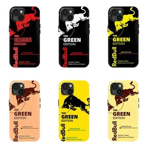 Red Bull Edition Series – Premium Rugged Phone Case 2026 HY827 | Compatible with iPhone 17/16/15/14/13/12/11 Pro Max/Plus and Samsung Galaxy S23FE/22/23/24/25, making it a perfect gift for family and friends.