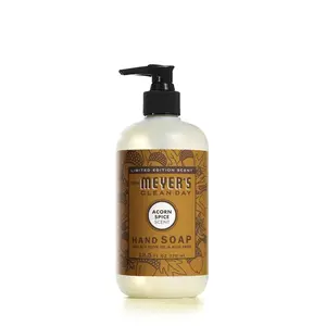 212 MAIN Mrs. Meyers Clean Day Paraben-Free Scented 12.5 fl oz Liquid Hand Cleaning Product & Hygienic Dish Soap - Organic Acorn Spice Aroma, Case of 6 (Sports & Outdoor Camping & Hiking Personal Care)