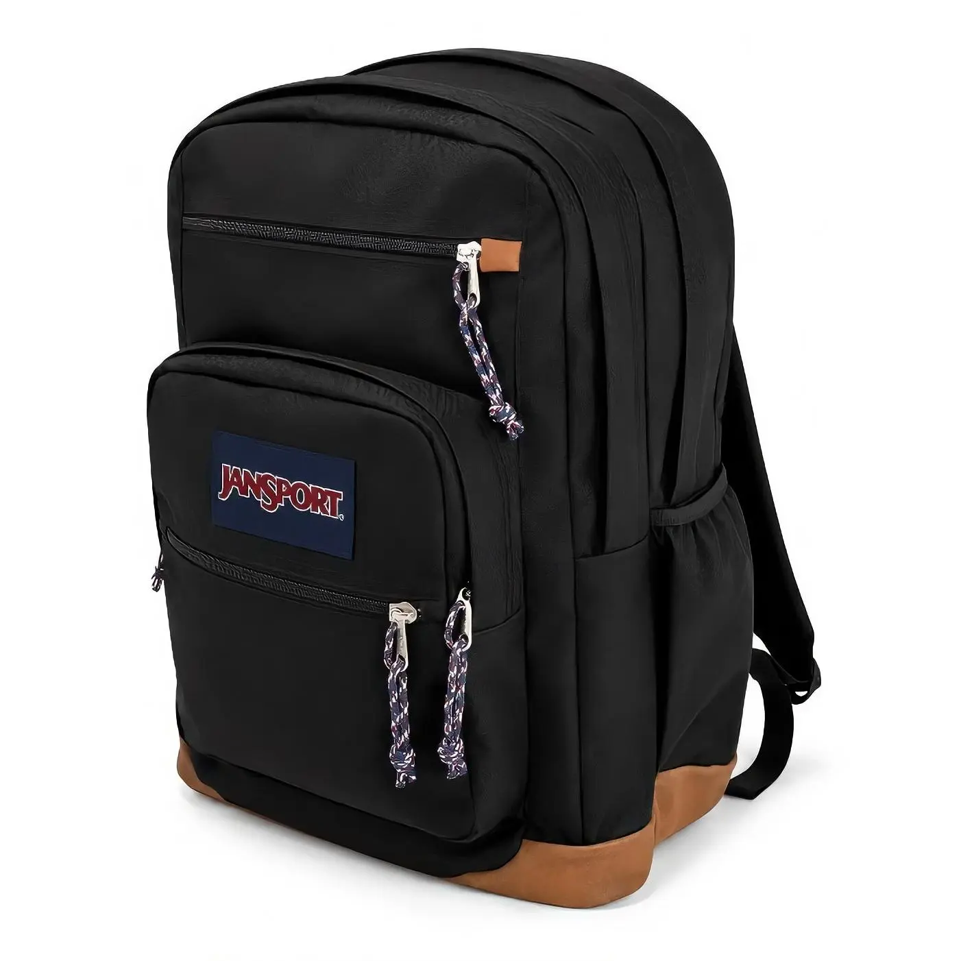 Jansport Cool Student 34L School Backpack for Students, Solid Black with Multiple Pockets and Zipper Closure, Backpacks For School, School Backpacks