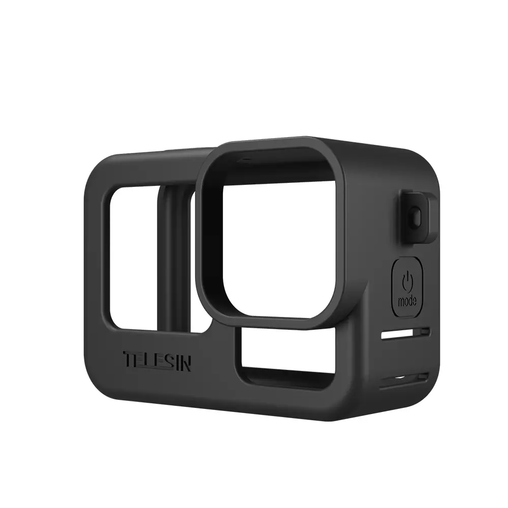 TELESIN Silicone Protective Case for GoPro Hero 13 Black - Handheld Action Camera Accessories Kit with Soft Rubber Frame Cover, Screen Protector, Anti-Lost Lanyard
