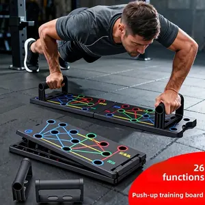 Foldable Push-Up Board for Abdominal and Chest Muscle Training, Portable Home Exercise Equipment, Gym Fitness Gear, Push Up Stand