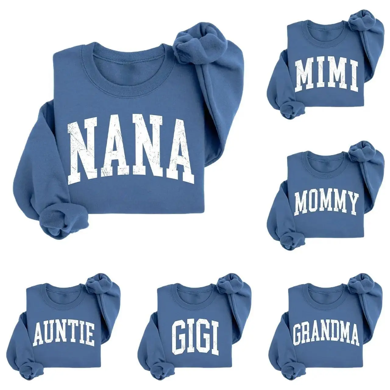 Custom Personalized Nana Sweatshirt, Mother’s Day Gift for Grandma, Gigi Grammy Mimi Crewneck, Gift for Grandmother - AG