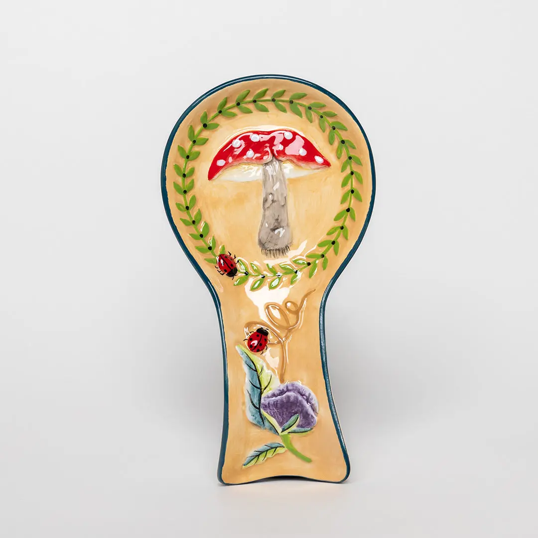 Clayworks Mushroom Spoon Rest