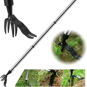 Stand Up Weed Puller Tool, Weeding Tool, Weed Remover with Long Extendable Handle, Ergonomic Dandelion Root Removal Tool for Garden, Patio & Yard