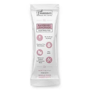 Just Ingredients Raspberry Lemonade Electrolytes Stick [1 Individual Stick]