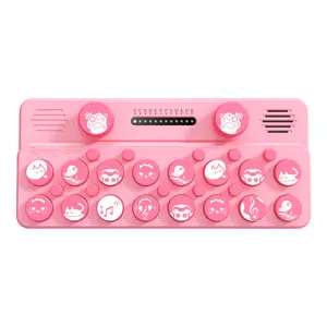 A Digital Music Handheld Keyboard with 20 Instrument Sound Effects, Portable Electronic Organ MIDI Piano Toy Adult Children Gift