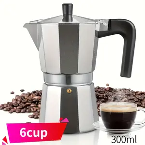 Manual Espresso Maker - No electricity required, boiler-style brewing design, sturdy aluminum construction, portable for home/travel use, crafts authentic espresso and cappuccino, compact retro style, essential for home baristas