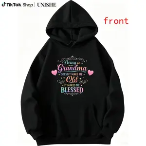 Gift Hoodie for Grandmothers – Blessed Not Old Inspirational Quote Design