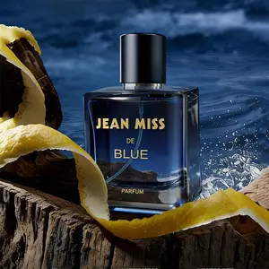 Blue Men's Perfume, Eau De Parfum, Long Lasting Cologne, Oriental Scent, Vanilla & Amber Aroma, Long-Lasting Fragrance, Aromatic Fragrance, Ideal Gift, Suitable for Daily Wear