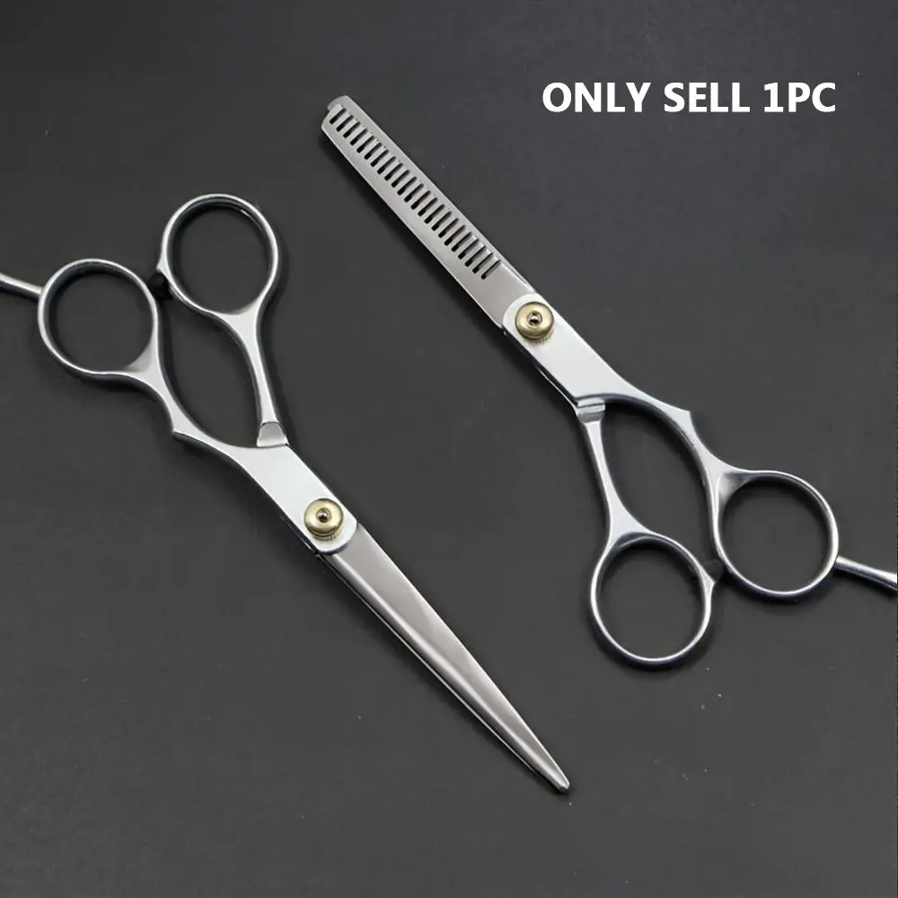 Stainless Steel Hair Cutting Scissors, Flat Scissors & Teeth Scissors, Professional Hair Styling Tools for Salon & Barber Shop, Heatless, Barber Equipment, Barber Supplies