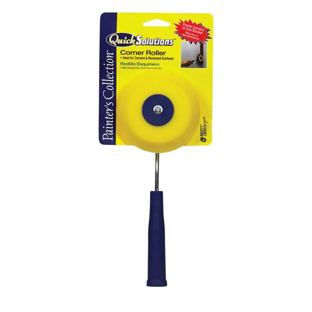 212 MAIN Small 4 in Width Foam Corner Paint Roller - Durable Construction Home Painting Tool, Easy to Clean, High-Quality Material, Compatible with Sherwin Williams Paint, Paint Rollers