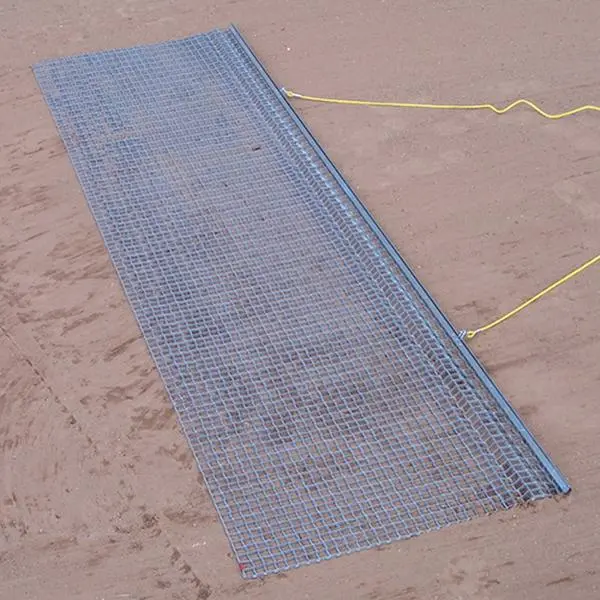 Infield Drag Mat, 6 x 3 ft., Steel Mesh