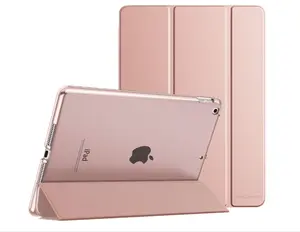 for iPad 10.2 iPad 9th Generation 2021/ iPad 8th Generation 2020/ iPad 7th Generation 2019, Slim Stand Hard Back Shell Smart Cover Case for iPad 10.2 inch, Auto Wake/Sleep, Rose Gold