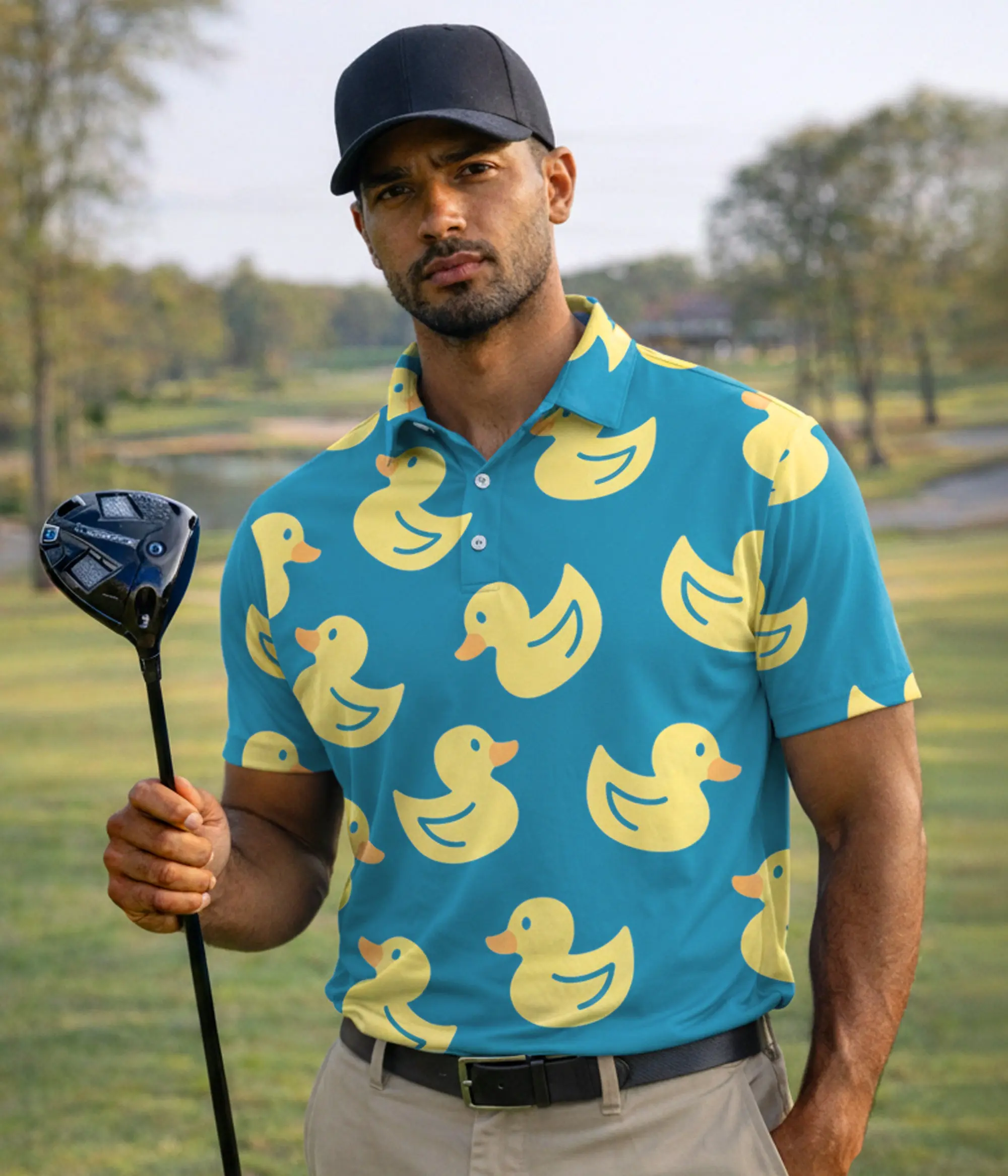 Men's Duckin' Around Golf Polo