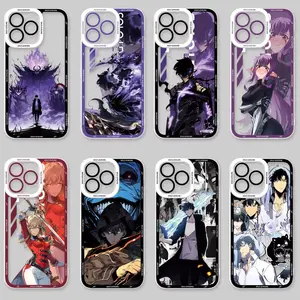 Anime Hot Solo L-Leveling Phone Cases For iPhone 17 Promax Pro Air 16 Plus 15 14 13 12 11 Unique Artistic Shockproof Protective Cover Perfect Christmas Halloween Birthday Gift