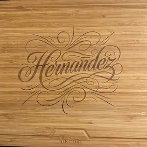 Customizable Kitchen cutting board. Any type of wood or darkness. Food grade safe.