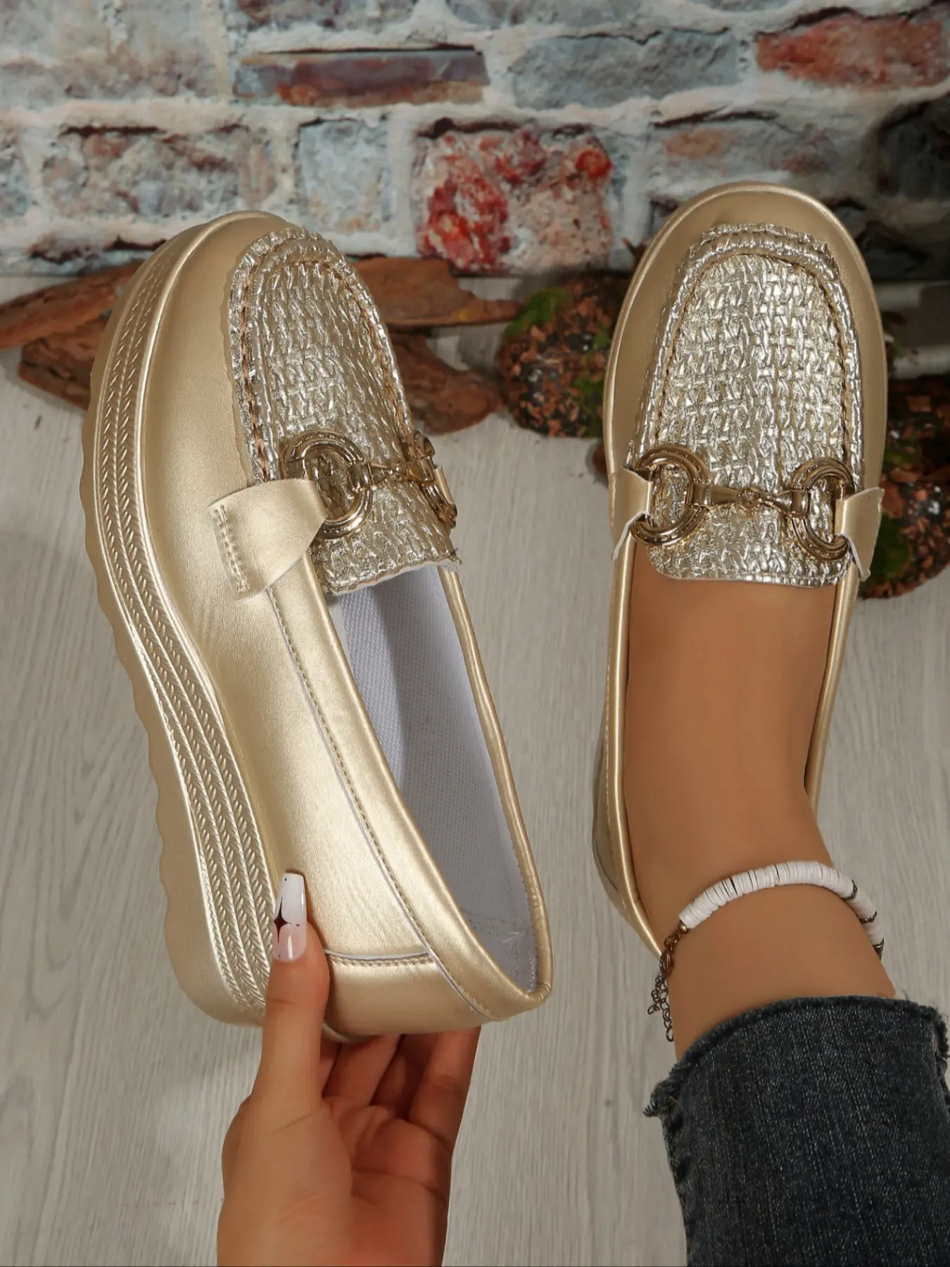 Women's Fashion Easy Breezy Loafers Shoes, Daily Wear Shoes, versatile flat shoes, Comfortable Casual Style, PU Leather Upper, Rubber Sole, Spring & Fall Season, Leopard Pattern Design