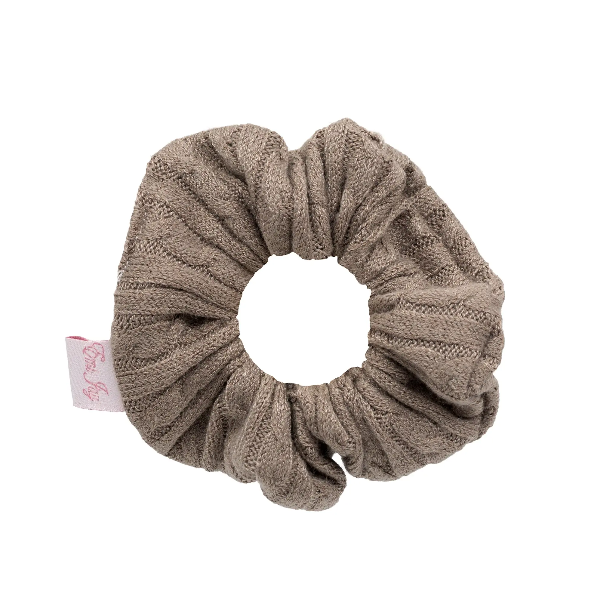 Emi Jay Cozy Scrunchie Ponytail Holder in Cookie Crumbs Knit
