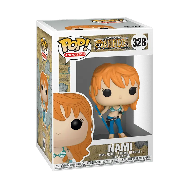 Funko Pop! One Piece - Nami with Bo Staff #328 Collectible Pop Vinyl Figure