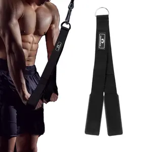 Tricep Rope Cable Attachments for Gym Use - Perfect Gym Equipment for Home/Gym Accessories - Multi Workout Rope Cable Machine Attachment -Best Gym Rope Grip with 4 Anti-Slip Handles