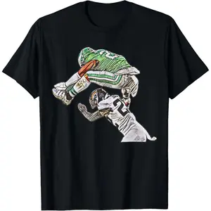 Fly Saquon Fly Eagles Barkley The Reverse Hurdle 2025 T-Shirt