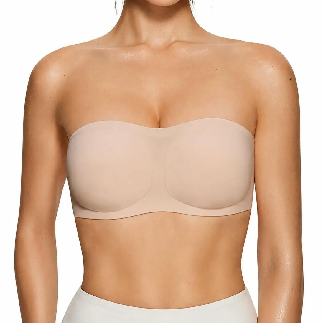 Women Non-Slip Bandeau Bras With Comfortable Strapless Bra Seamless Wireless Tube Top Soft Wireless Bra Fit Womenswear
