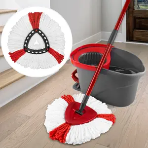 3/4Pcs Thicken Spin Mop Replacement Heads For Ocedar EasyWring 1Tank System Washable and Durable Soft Mop Head Replacements Cleaning Accessories