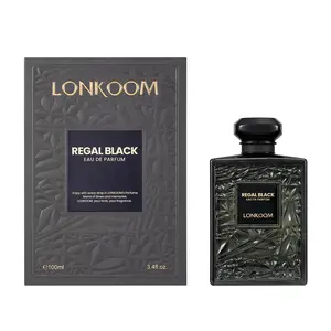 LONKOOM REGAL BLACK EAU DE PARFUM Long lasting Parfum For Her and Him  Thanksgiving Pretty Package Lonkoom Perfume
