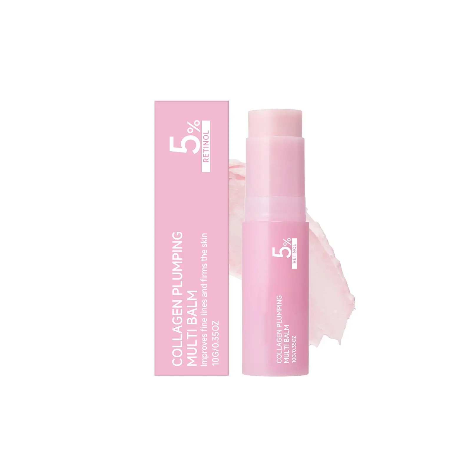 PDRN Pink Collagen Volume Multi Balm | All In One Volufiline, PDRN, NAD Stick for Youthful-Looking, Helping Look of Fine Lines, Firming Care, Anti-Aging Care | For Under-Eyes, Neck, Forehead, Smile Lines, Lip Care | Korean Skincare