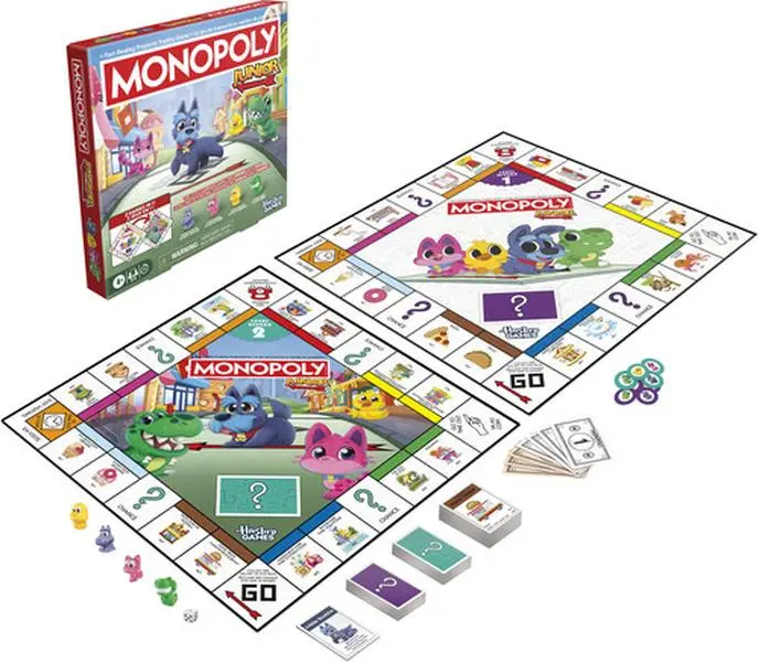Monopoly: Junior - 2 In 1 Board Game  [COLLECTIBLES] Board Game, Collectible