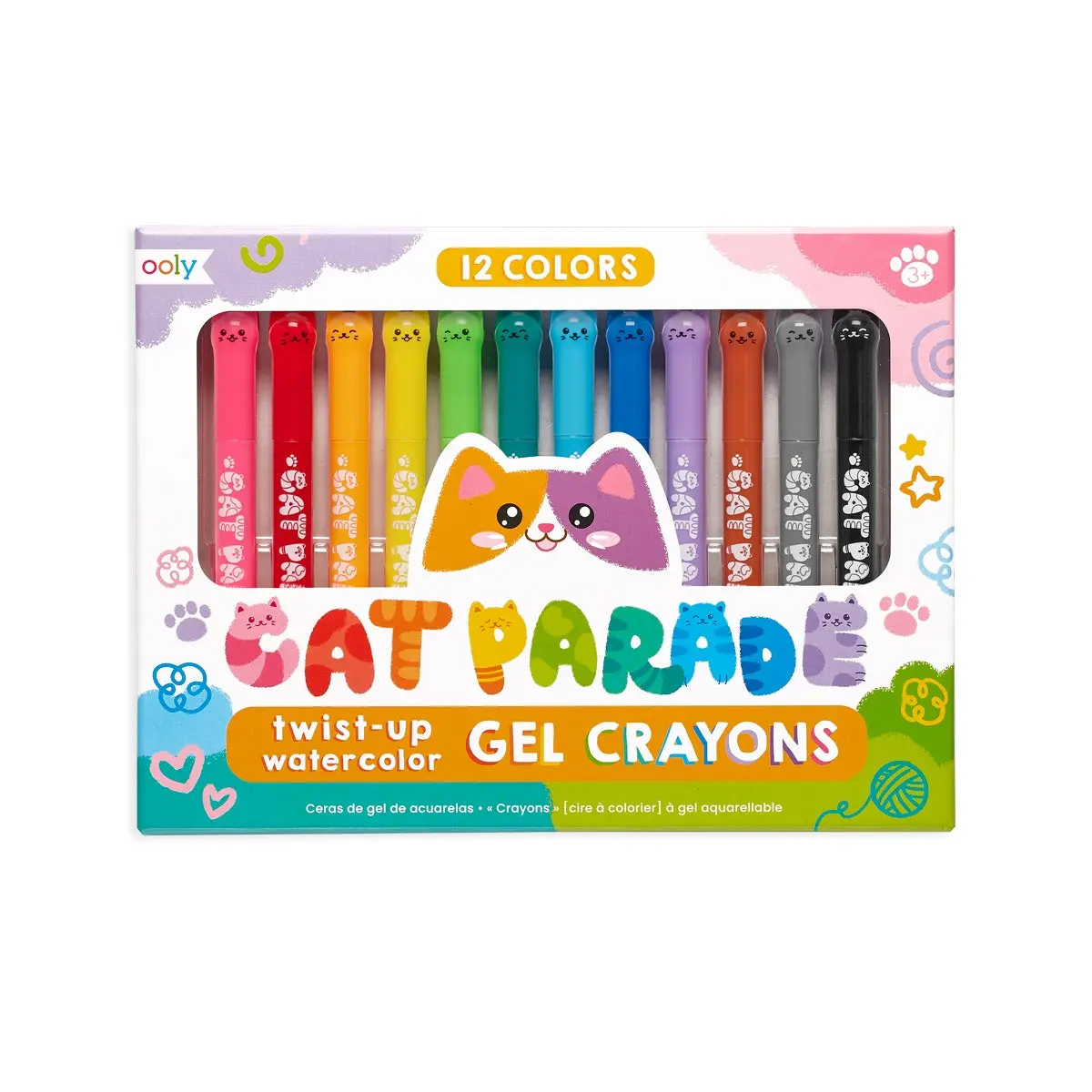 {Ooly} Cat Parade Watercolor Gel Crayon :: Set of 12