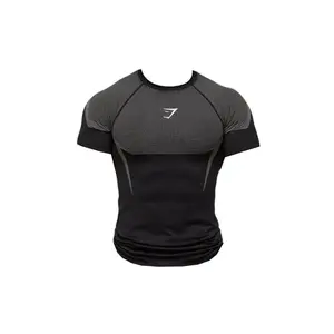 Gymshark Onyx 5.0 Seamless T-shirt Black/Light Grey (men) by StockX