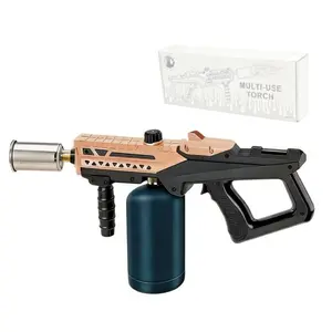 Kitchen & Propane Blow Torch - Multi-Purpose Culinary Torch for Outdoor Cooking, Campfire Starting & Grill Use | Perfect for Searing Steak, Making Creme Brulee | Ideal Christmas Gift Idea for Grilling Enthusiasts & Home Chefs (Gas Tank Not Included)