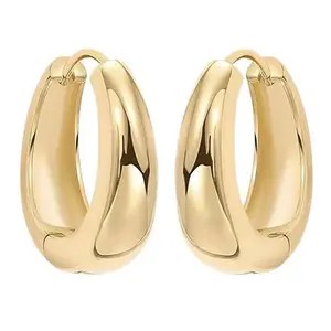 3 Pairs 6/8/10mm 14K Gold Plated Small Zirconia Stud Hoop Earrings Set for Everyday Wear Thick Light Hypoallergenic Hoops earring clip for Women Suitable for Charm Multiple Ear Piercings Chain Jewelry small gold mini hoop earring style gift