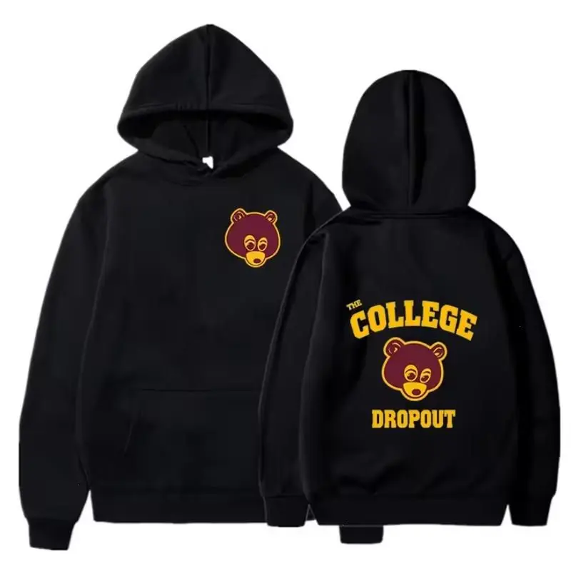 The College Dropout Vintage Hoodie, Classic Fan Sweatshirt