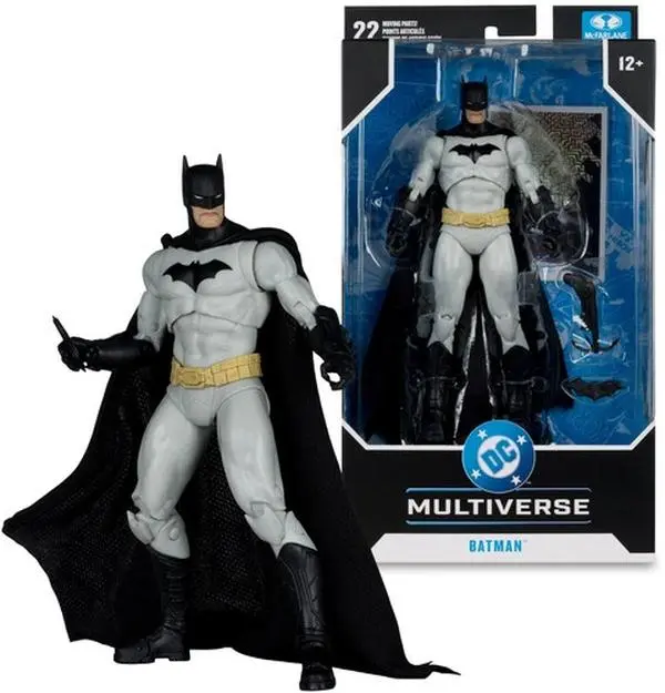 McFarlane Toys - DC Multiverse 7" Scale Batman (The New 52) Collectible Action Figurine, 2 Accessories Included, Gifts for 12 Years Above, Tv/Movie Character, Ultra Articulation