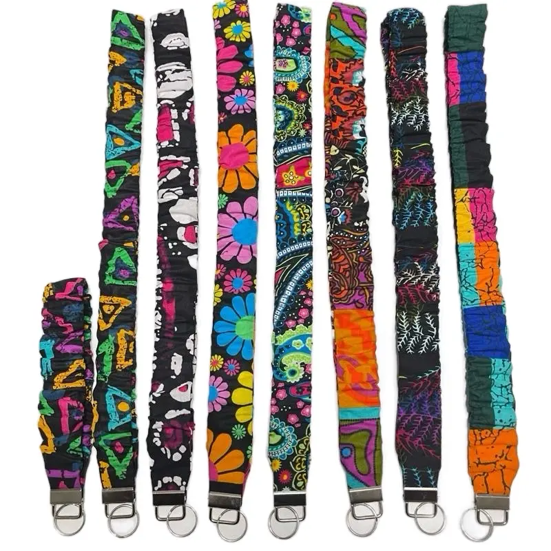 Handmade Scrunchie Lanyards Unique Design Keychain & ID Holder Gift For Teachers Everyday Accessory Collection