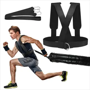 High-Intensity Training Resistance Pulling Straps, Fitness Resistance Bands, Portable Exercise Band, Workout Band, Athletic Training Ropes for Soccer, Track and Field, Strength, Speed, and Endurance Training - Fitness Equipment Accessories.
