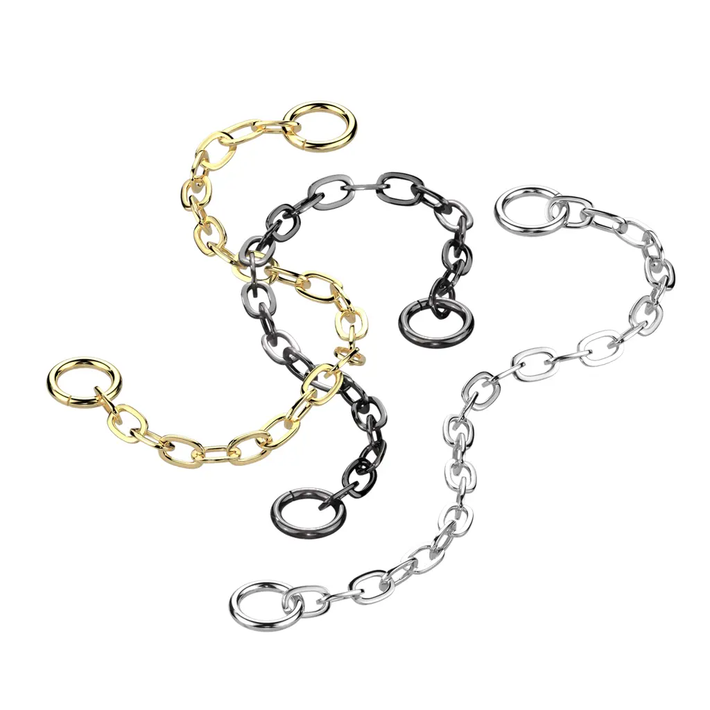 Titanium Connector Chain for Piercing Jewelry