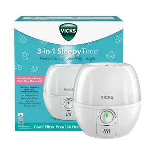 3-in-1 Sleepy Time Ultrasonic Humidifier & Diffuser