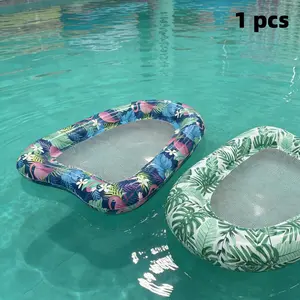 Mother's Day Gift Adult Inflatable Pool Float, Minimalist Design Pool Chair, Colorful Lounge Chair, Hammock, 3-In-1 Inflatable Pool Toy, Pool Float Chairs