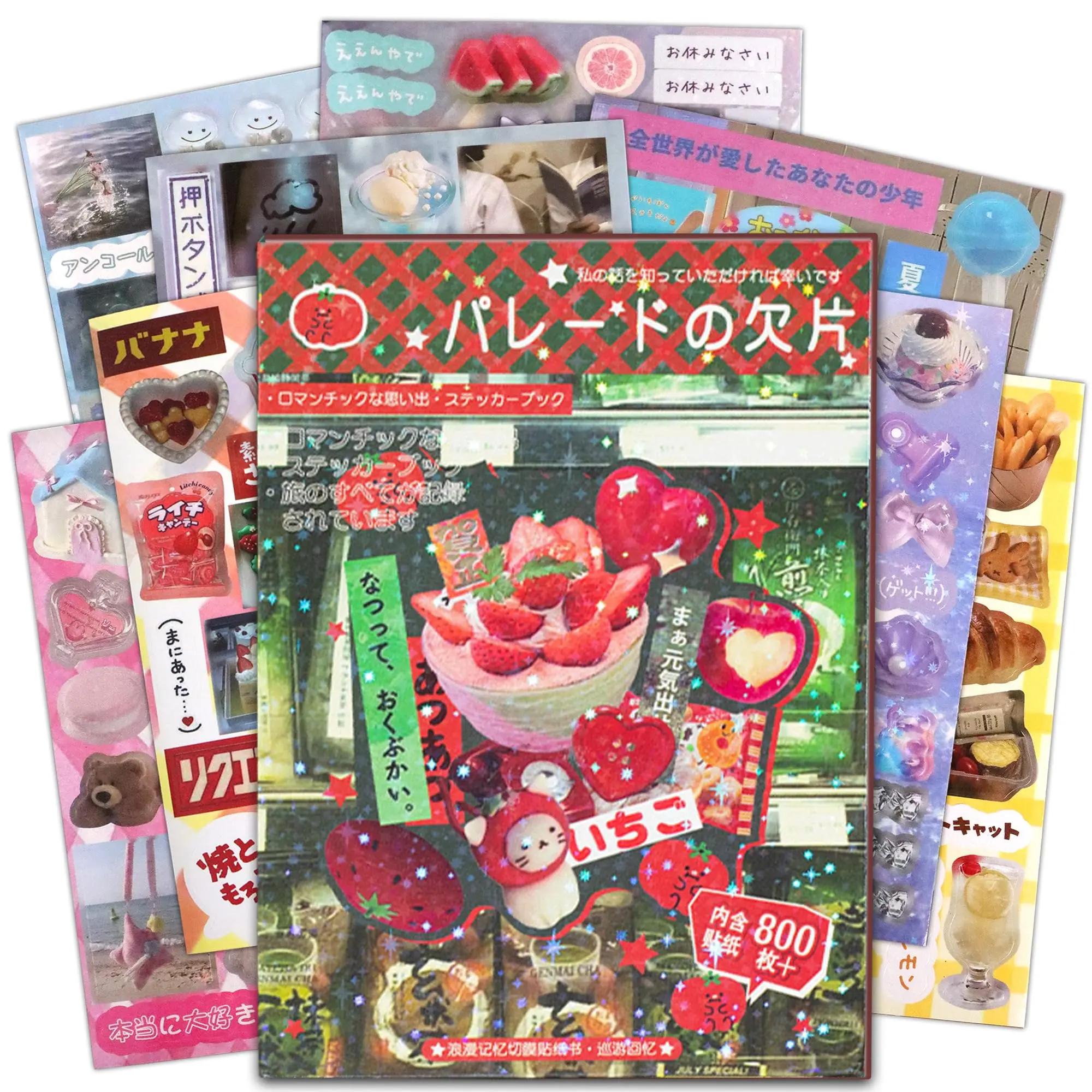 45-Piece Japanese Ancient Comic-Anime Design Art Sticker Packs - 800+ Retro Decorative Stickers for Scrapbooking, Mini Gifts, DIY Handbook Miniature Scenes, Fantasy Reader Office Stationery, Art Stickers