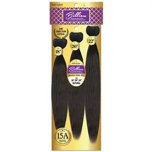 Hollywood Billion Brazilian Virgin Remy 100% Unprocessed Human Hair Multi Weave - STRAIGHT - 10-28