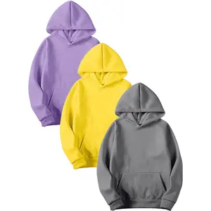 Holafish Womens Hoodie Unisex Adult Hoodies  Men Ultimate Sweatshirt Fleece Hoodie Polyester Cotton Blend Lavender Color H71