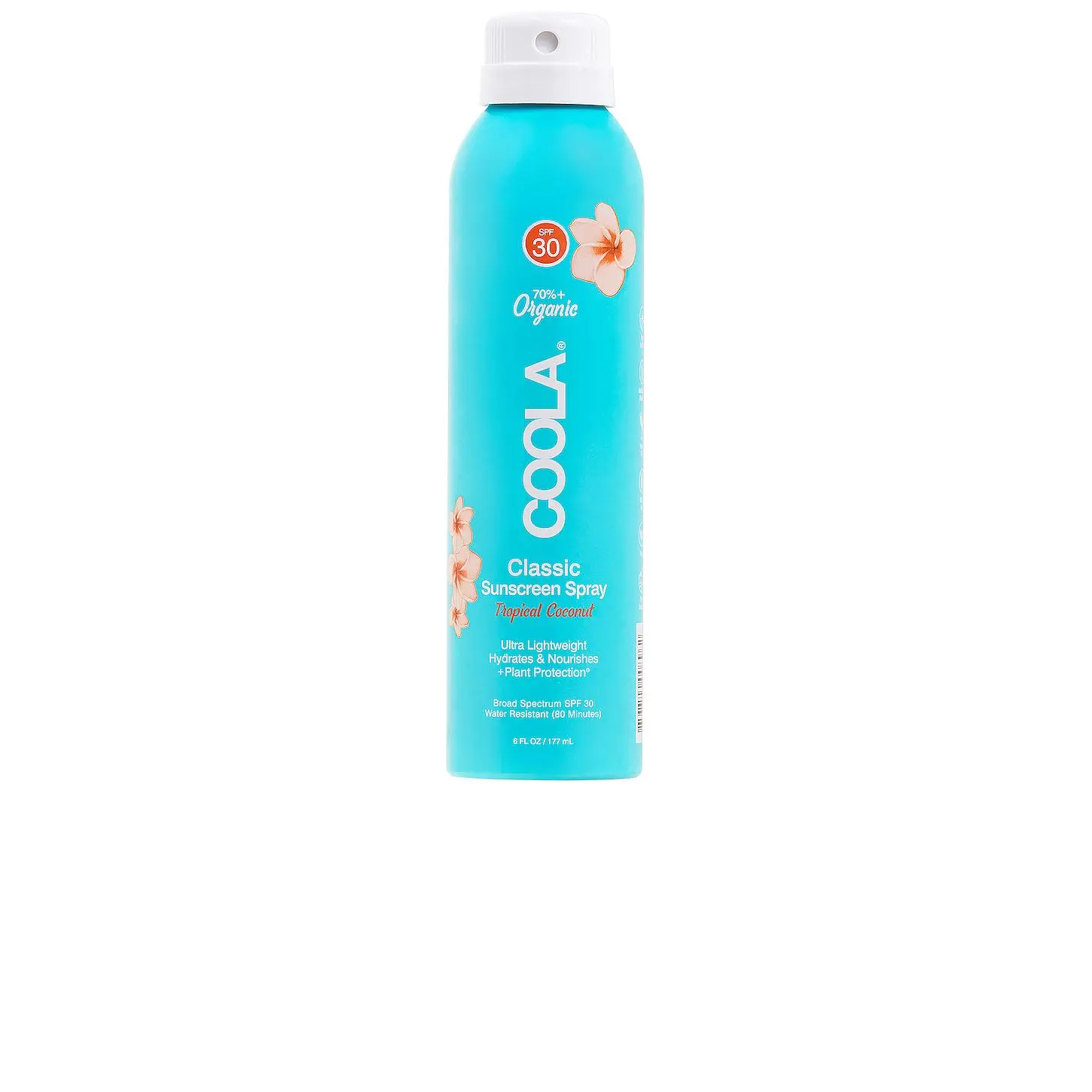 COOLA Classic Body Organic Sunscreen Spray SPF 30 in Tropical Coconut