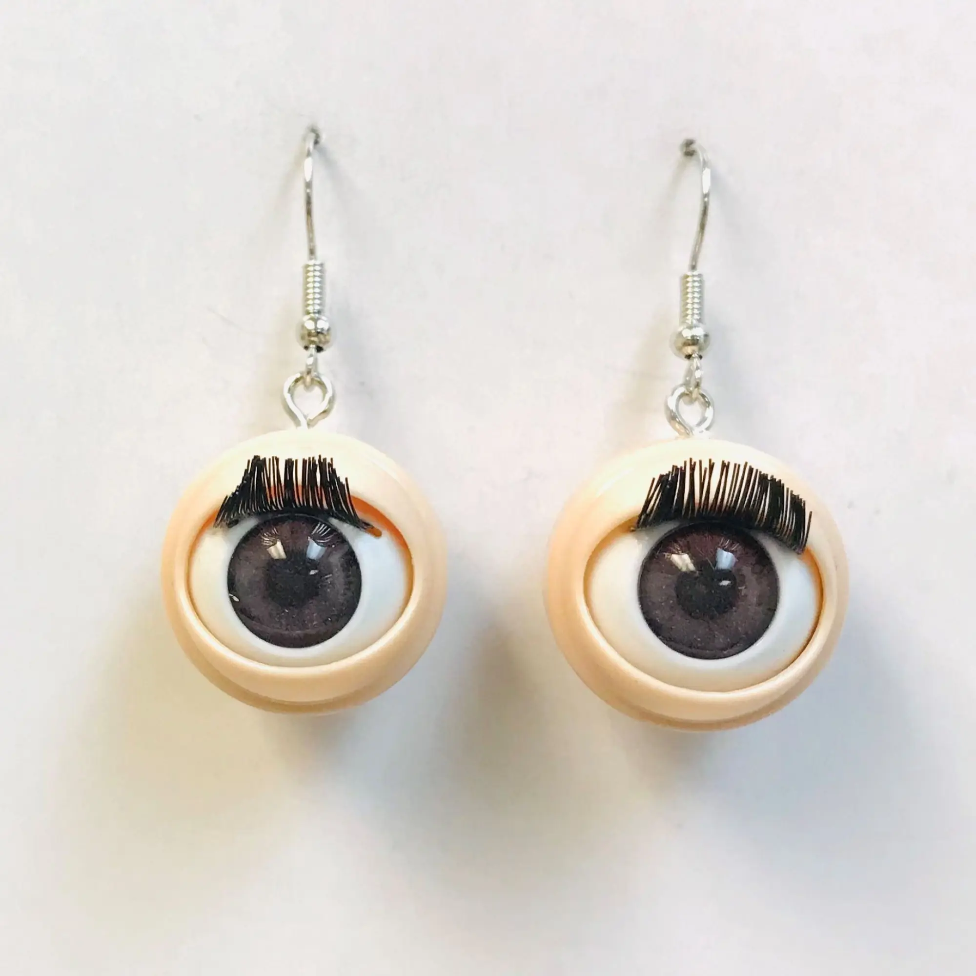 Creepy Doll Eyeball earrings